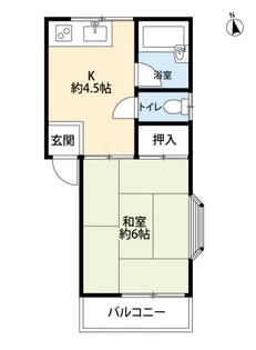 デュエット樋ノ爪【2階】の間取り