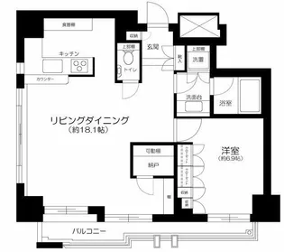 サンウッド目白台【6階】の間取り