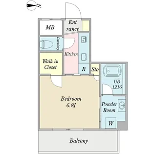 MM Hills Place横濱【2階】の間取り