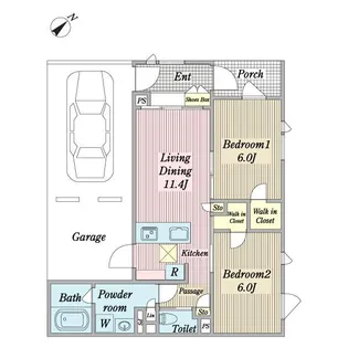 ARTribe Shinagawa【1階】の間取り
