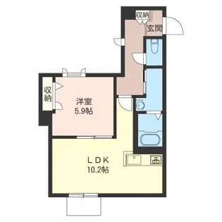 La vie belle【1階】の間取り