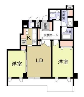 ドマーニ小竹向原【1階】の間取り
