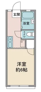 クレセントハウス【1階】の間取り