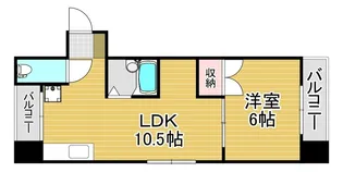 ライフ・モア高取【7階】の間取り