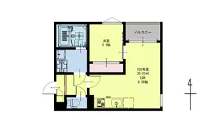 REGALEST泉中央【1階】の間取り