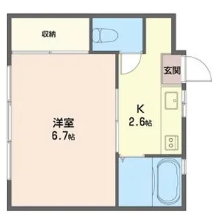 BEE HIVE【1階】の間取り