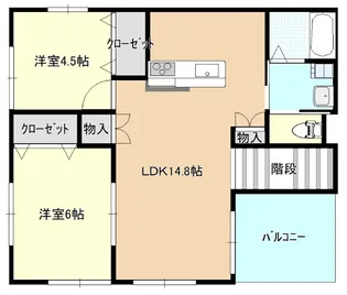 ハイツ未来【2階】の間取り
