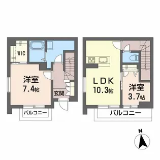 メゾン・ド・ブランの間取り