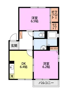 パークタウン茜【1階】の間取り