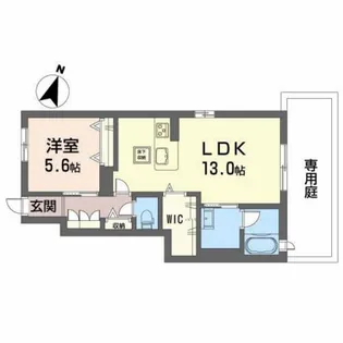 シャインコート【1階】の間取り