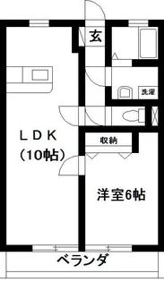 ジュネシオン小出【2階】の間取り