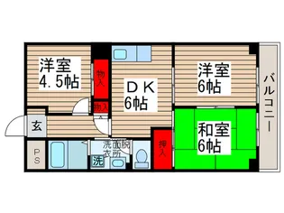 第3ロイヤルマンション【4階】の間取り
