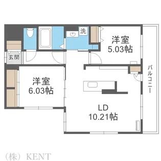 和 二十四軒【3階】の間取り