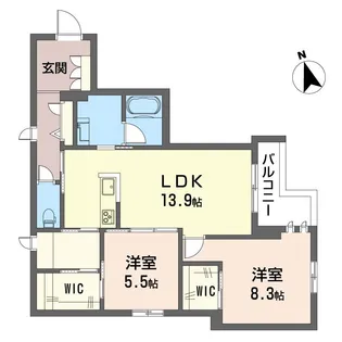 ピステン M【2階】の間取り