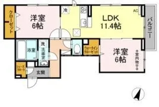 Maison des Anges【1階】の間取り