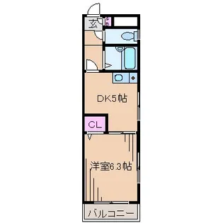 アーカス5【1階】の間取り