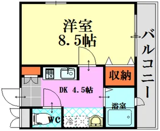 メルポート宇品神田【7階】の間取り