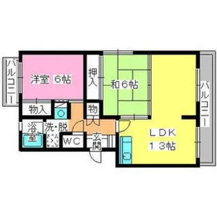 レジデンス宮原2【2階】の間取り