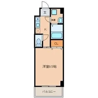 サン笠取【4階】の間取り