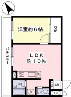 ハイム上祖師谷【2階】の間取り