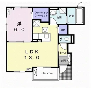 サークル エッジ【1階】の間取り