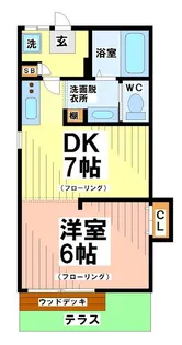 メゾネットMK【1階】の間取り