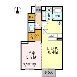 PROUD M【1階】の間取り