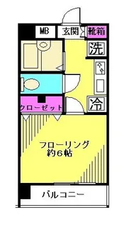 レジオス文京白山【8階】の間取り