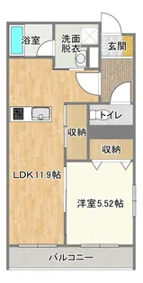 アンマリアーレ【4階】の間取り