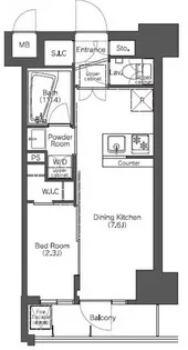 コンフォリア滝野川【2階】の間取り
