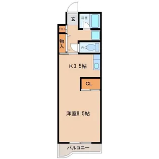 メゾン・ド・ビュート【3階】の間取り