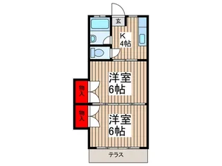 浦和サンコ-ポ【1階】の間取り