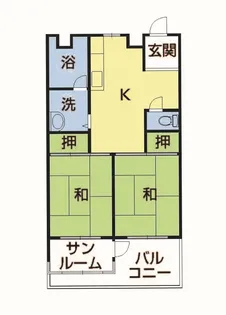 フロール【5階】の間取り