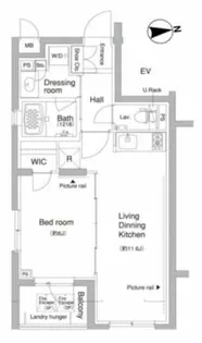 プライムアーバン新宿内藤町【2階】の間取り