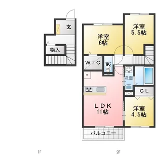 パストラルの間取り