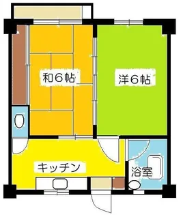 ミヨシマンション【2階】の間取り