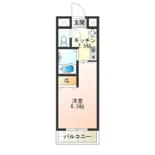 ウィンヒルズ難波南【3階】の間取り