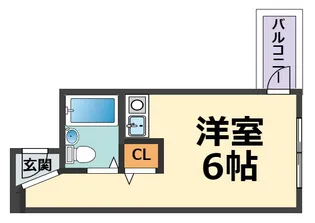 カルム甲子園【5階】の間取り