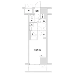 TLRレジデンス町田【3階】の間取り