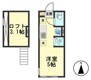 ハーモニーテラス小岩ウエストII【2階】の間取り
