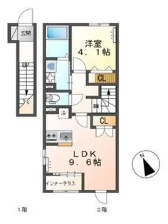 ジュラン【2階】の間取り