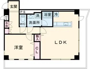 アルヴェール松濤【3階】の間取り