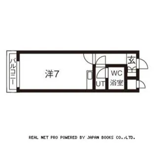 朝日プラザ立町 308【3階】の間取り