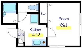 アミークリスタル【1階】の間取り