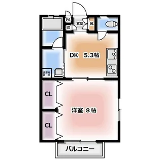 セレーネ【2階】の間取り