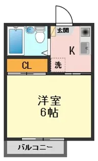 メゾンテクノ【2階】の間取り