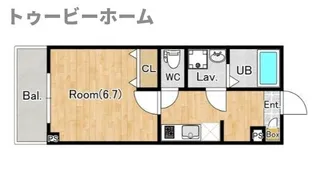 ジーメゾン狭山水野ブランカ【1階】の間取り
