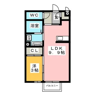プレール【2階】の間取り