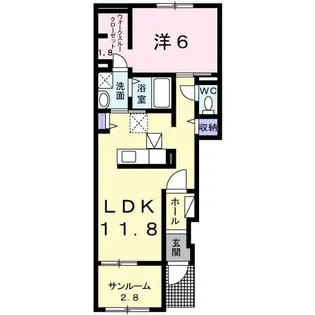 ネバーランド SIIB【1階】の間取り