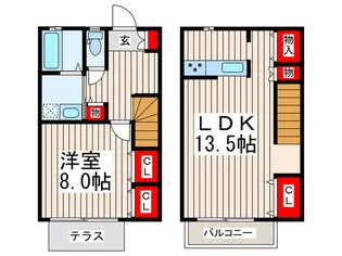 プルミエ葛西C棟の間取り